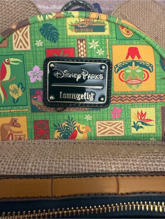 Disney Parks Loungefly Mickey Main Attraction Enchanted Tiki Room Mini Backpack main image 5